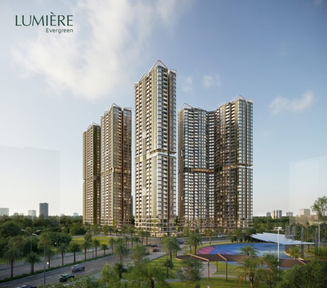 tổng quan phối cảnh lumiere evergreen